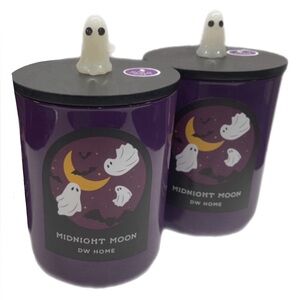 NWT! DW Home 👻 Halloween Fall MIDNIGHT MOON 15.3oz GLOW IN THE DARK Ghost Topper